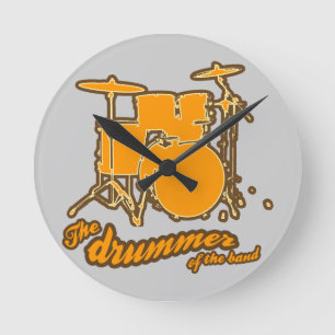 Reloj Redondo Mediano For the drummer