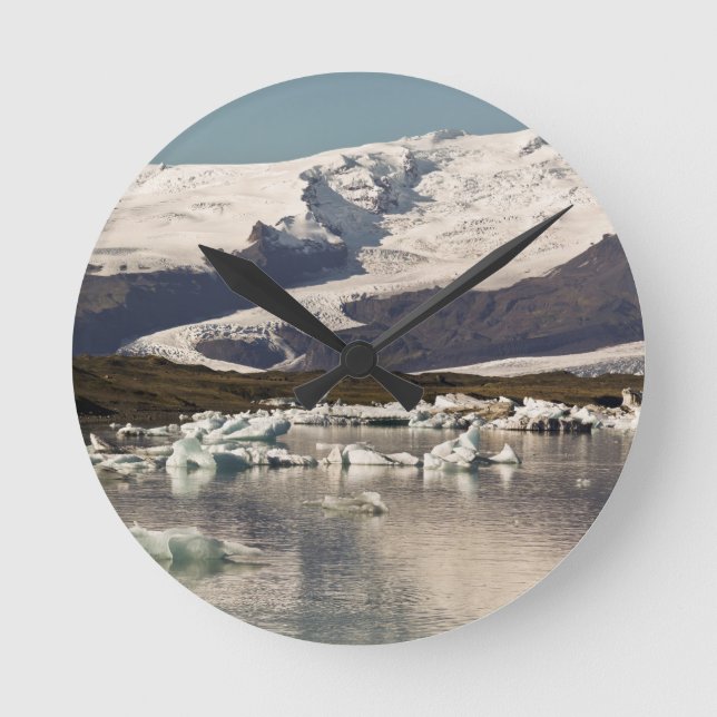 Reloj Redondo Mediano Formaciones 3 del iceberg (Anverso)