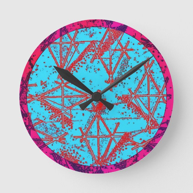 Reloj Redondo Mediano Formica Moon, Formica Sky (Anverso)