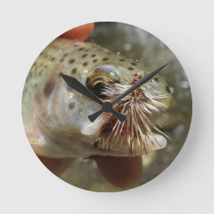 Reloj Redondo Mediano Foto de Rainbow Trout