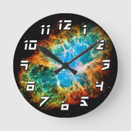 Reloj Redondo Mediano Foto del espacio de Hubble el remanente de la