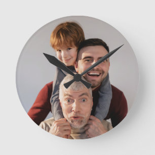 Reloj Redondo Mediano Foto personalizada