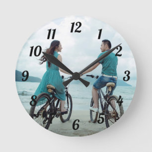 Reloj Redondo Mediano Foto personalizada 
