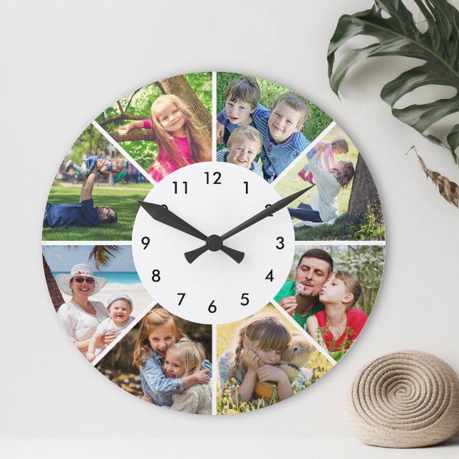 Reloj Redondo Mediano Foto personalizado de amigos familiares personaliz (Subido por el creador)