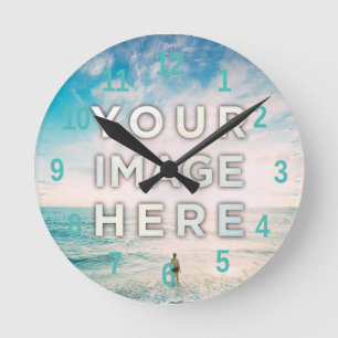 Reloj Redondo Mediano Foto Personalizado personalizada