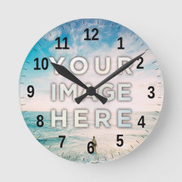 Reloj Redondo Mediano Foto Personalizado personalizada