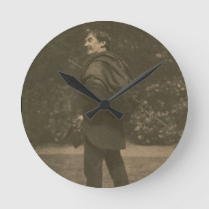 Reloj Redondo Mediano Fotografía del retrato de James Abbott McNeill