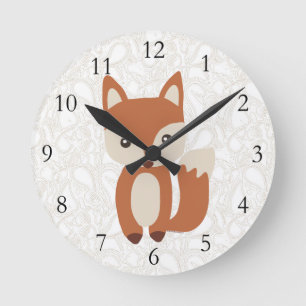 Reloj Redondo Mediano Fox lindo del bebé