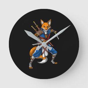 Reloj Redondo Mediano Fox Ninja Samurai