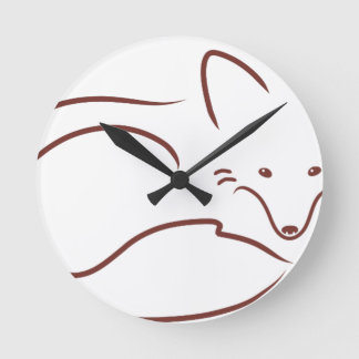 Reloj Redondo Mediano Fox rojo