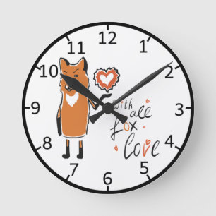 Reloj Redondo Mediano Foxy Love