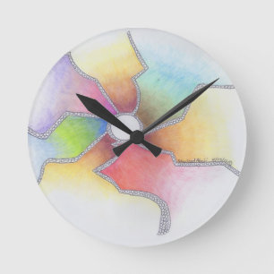 Reloj Redondo Mediano Fragmento angelical
