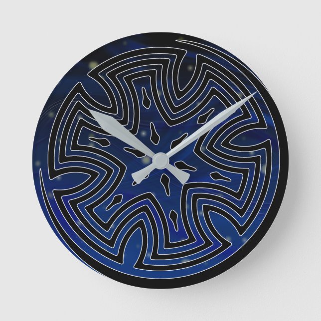 Reloj Redondo Mediano Fraktal (Anverso)