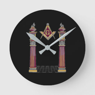 Reloj Redondo Mediano Free Mason