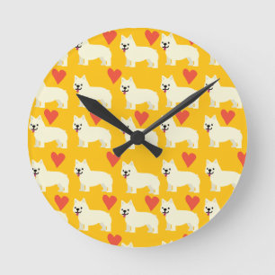 Reloj Redondo Mediano Frenchie Lover