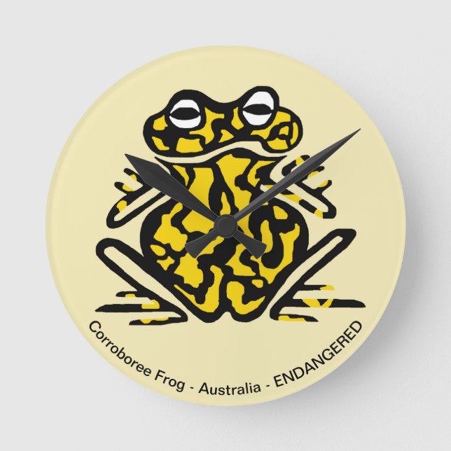 Reloj Redondo Mediano Frog - (Anverso)