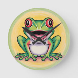 Reloj Redondo Mediano Frog’s Gentle Smile