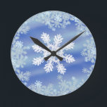 Reloj Redondo Mediano Frosted Edges VII<br><div class="desc">Original Artwork by Thedustyphoenix. http://www/thedustyphoenix.com</div>