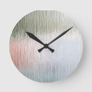 Reloj Redondo Mediano Frosted Glass 