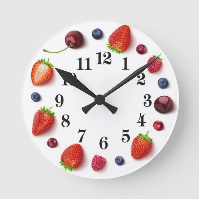 Reloj Redondo Mediano Fruit (Anverso)
