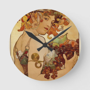 Reloj Redondo Mediano Fruta - Otoño de 1897