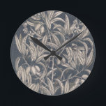 Reloj Redondo Mediano Frutas y flores de vintage<br><div class="desc">Floral</div>