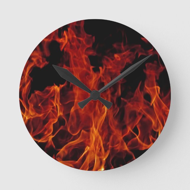 Reloj Redondo Mediano Fuego (Anverso)