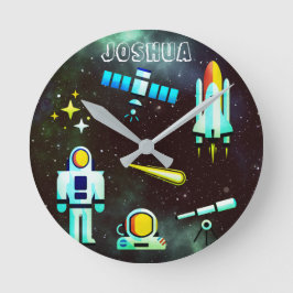 Reloj Redondo Mediano Fun Astronauta Rocket 