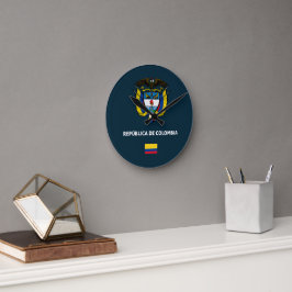Reloj Redondo Mediano Funda para teléfono pasaporte de Colombia