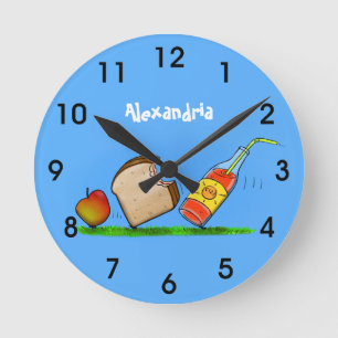 Reloj Redondo Mediano Funny ants cartoon