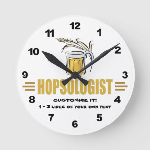 Reloj Redondo Mediano Funny Beer