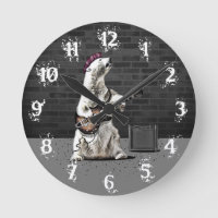 Funny Punk Rock Bear Tocando Guitarra Fuerte Metal