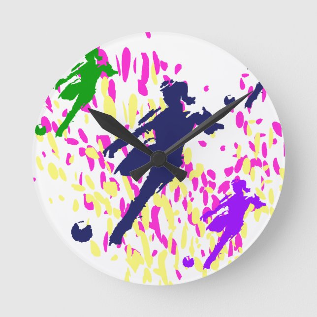 RELOJ REDONDO MEDIANO FÚTBOL (Anverso)