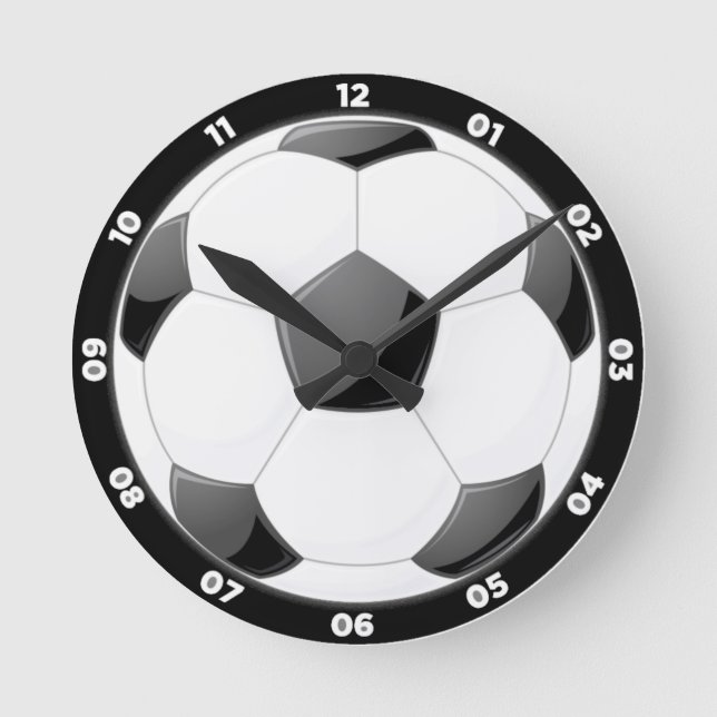 Reloj Redondo Mediano Fútbol americano (Anverso)