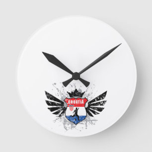 Reloj Redondo Mediano Fútbol de Croacia