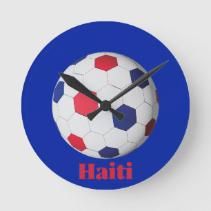 Reloj Redondo Mediano Fútbol Haitiano