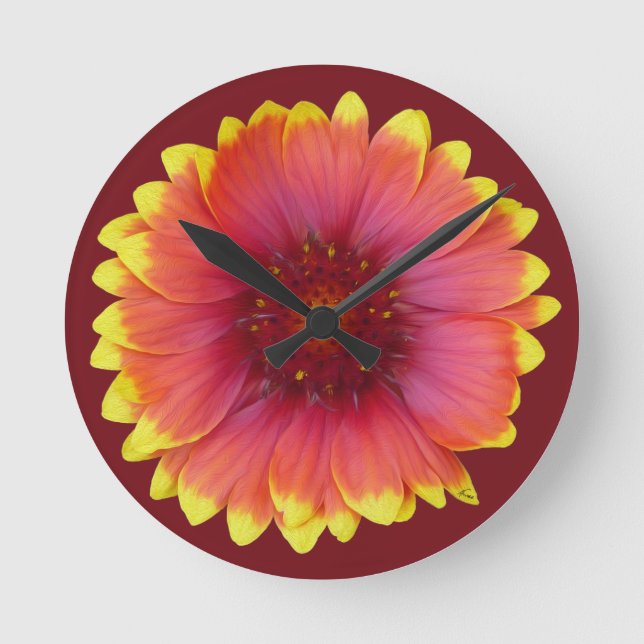Reloj Redondo Mediano Gaillardia 1 (Anverso)