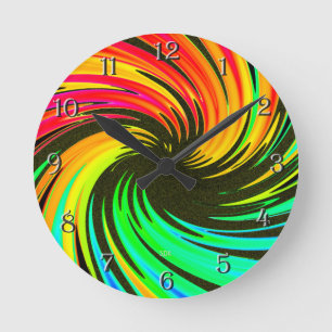 Reloj Redondo Mediano Galaxia Neon Whirlpool