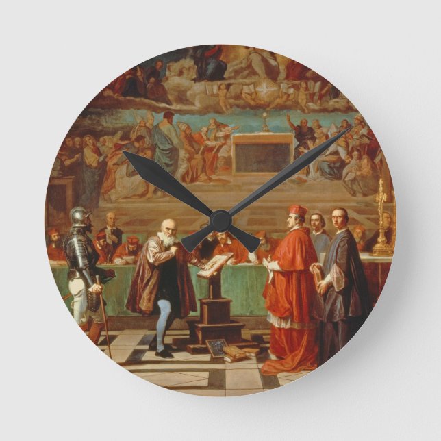 Reloj Redondo Mediano Galileo Galilei (1564-1642) ante los miembros del (Anverso)