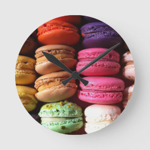 Reloj Redondo Mediano galletas de macaron
