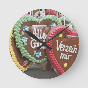 Reloj Redondo Mediano Galletas decorativas de jengibre