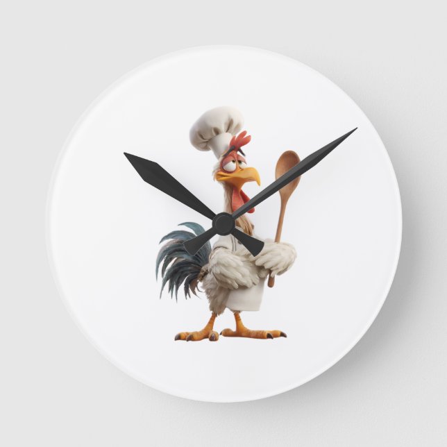 Reloj Redondo Mediano Gallo (Anverso)