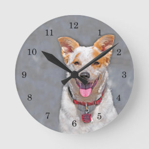 Reloj Redondo Mediano Ganado bovino de rescate