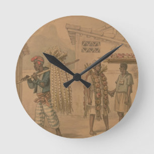 Reloj Redondo Mediano Garlic and Onion Sellers, 1826 (w/c on paper)
