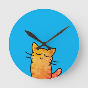 Reloj Redondo Mediano Gato