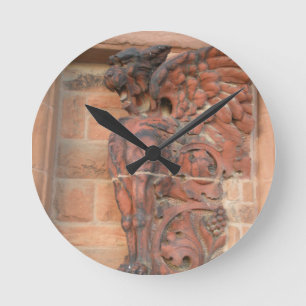 Reloj Redondo Mediano Gato de mercado antiguo