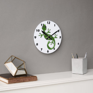 Reloj Redondo Mediano Gecko Lizard