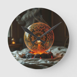 Reloj Redondo Mediano Geheimnisvolle Dracheneier – Ursprung des Feuers