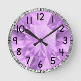 Reloj Redondo Mediano Gema púrpura