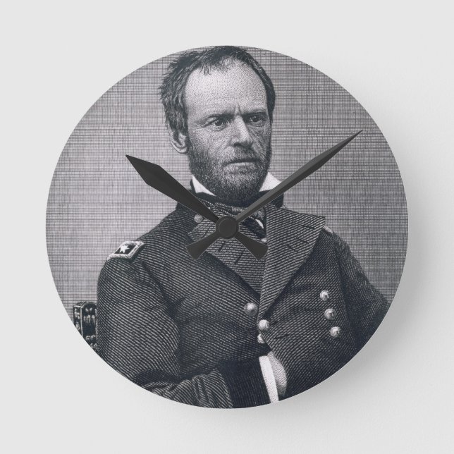 Reloj Redondo Mediano General William Tecumseh Sherman, engraved after a (Anverso)